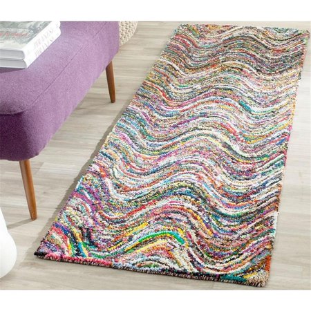 SAFAVIEH Nantucket Runner Rug, Multi - 2 ft. 3 in. x 12 ft. NAN511A-212